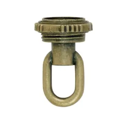 1/8 Ip Screw Collar Loop With Ring