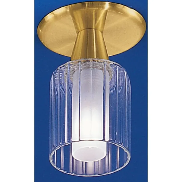 1 Light French Gold Recessed Spotlight
