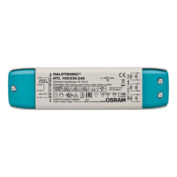 105/230-240 Low Volt Electronic Professional Transformer Osram Halotronic HTL