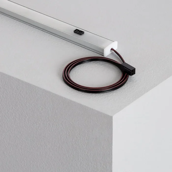 12W Cool White LED Strip New Aretha with 1000mm Profile with Contactless Switch