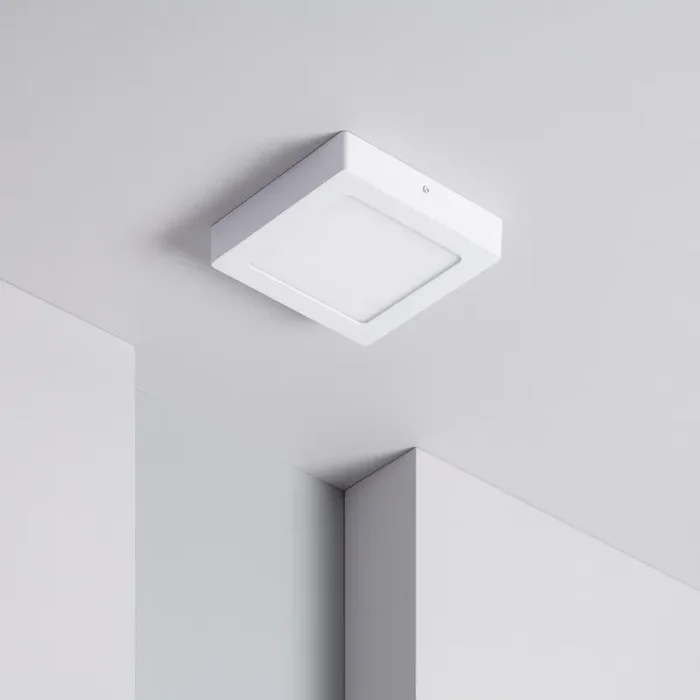12W Square Cool White LED Flush Ceiling Light 170×170 mm
