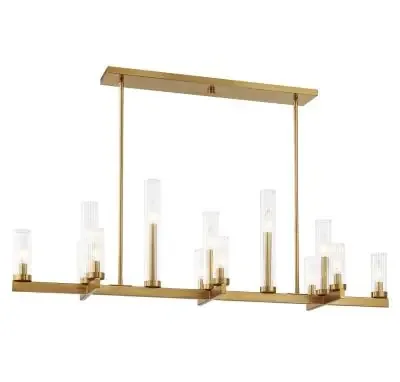 13 Light Linear Chandelier