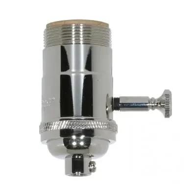 150W Full Range Turn Knob Dimmer Socket With Uno Thread