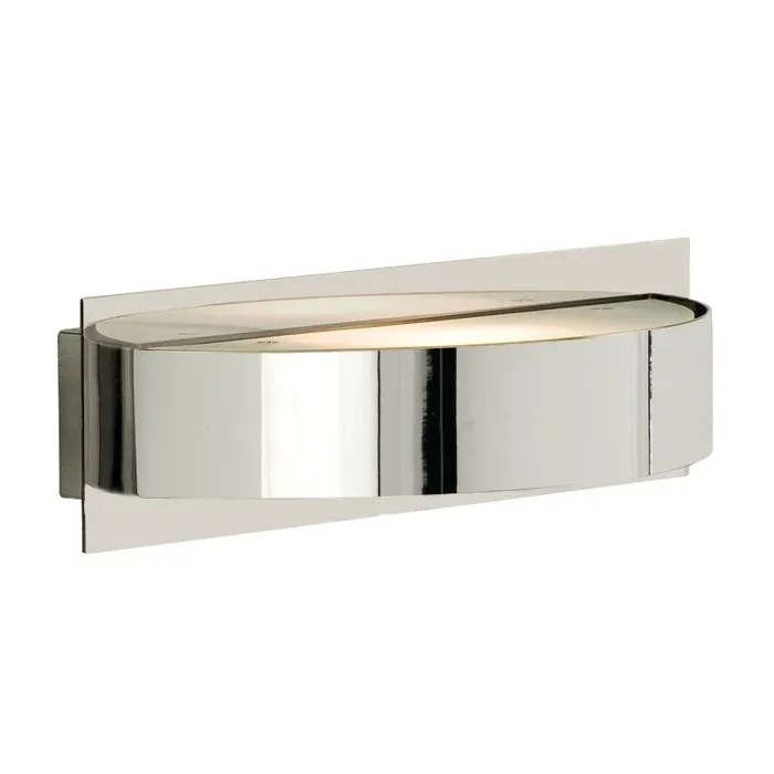 2692CC Wall Light 1 Light Chrome/Glass Half Circle