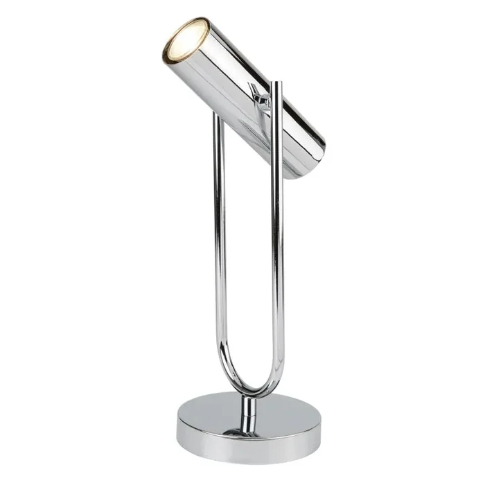 2791CC Telescope 1 Light Cylinder Shade Table Lamp, Chrome