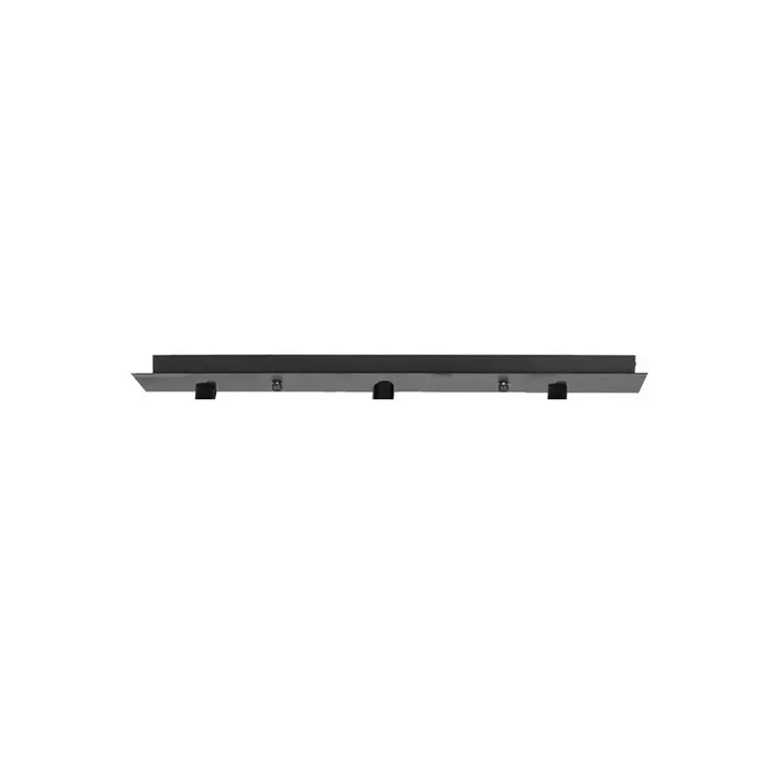 3 Outlet 450mm Length Ceiling Rose Black~4141