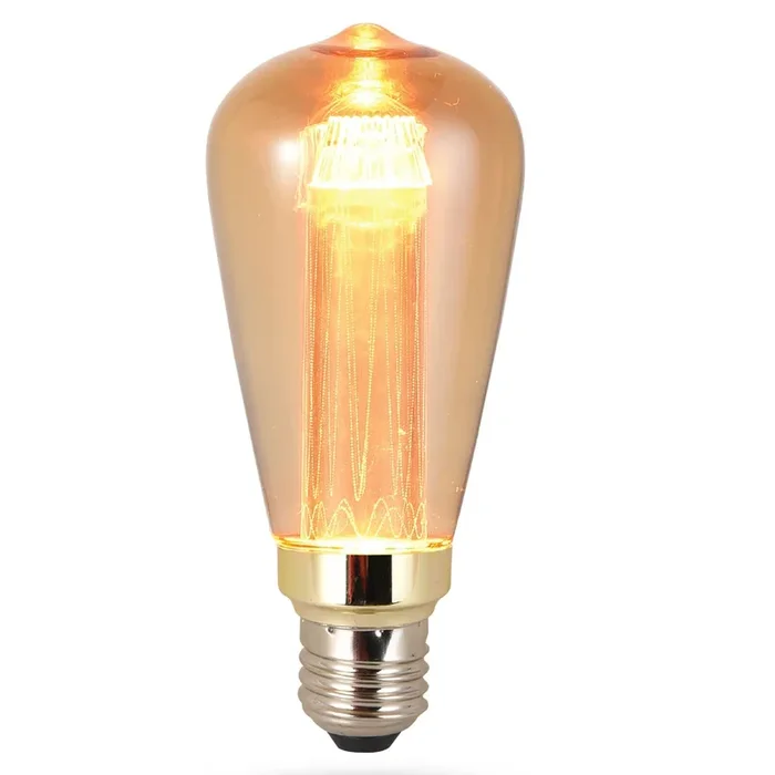 3W Vintage E27 Edison LED Light Bulb Non-Dimmable Filament Screw Bulb~5062