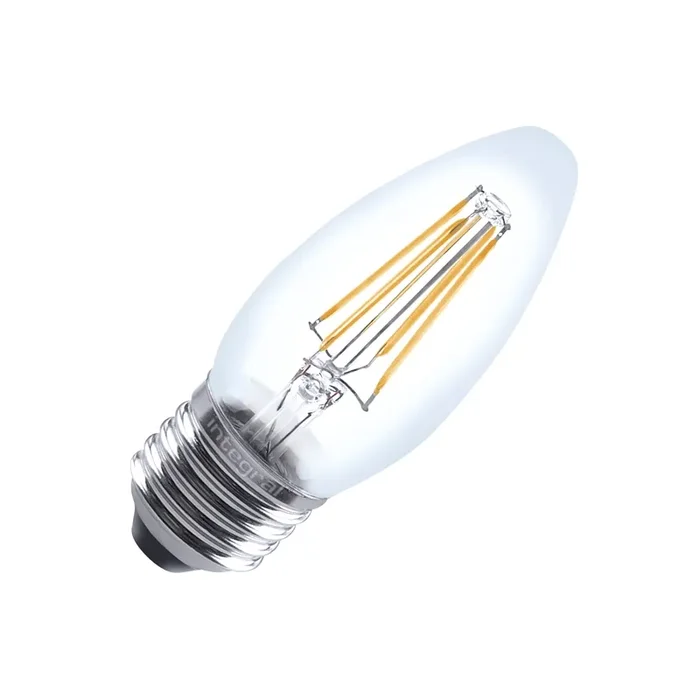 4.2W Warm White Decorative Filament Dimmable LED Candle Bulb – Screw Cap