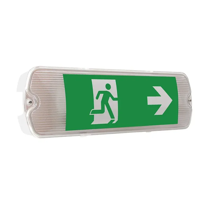 5W Daylight LED Emergency Bulkhead with Legend Set