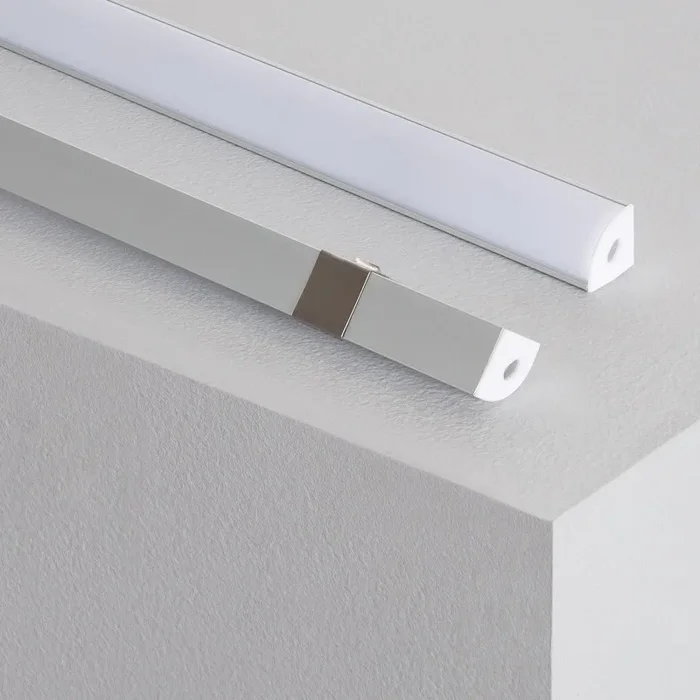 6W Cool White LED Strip New Aretha with 600mm Profile for Corners