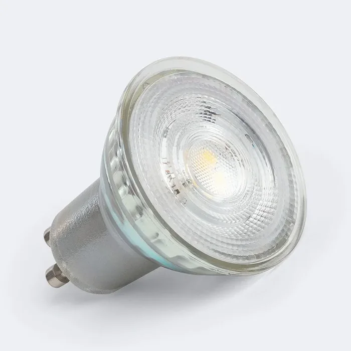 7W Warm White 2700K LED GU10 Bulb – Glass