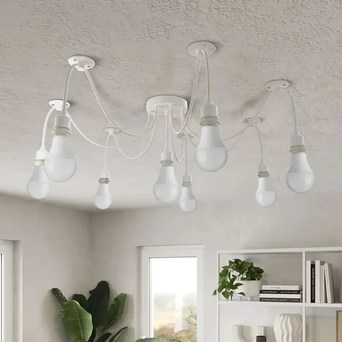 8 light spider pendant Light E27 adjustable swag hook~ 5110