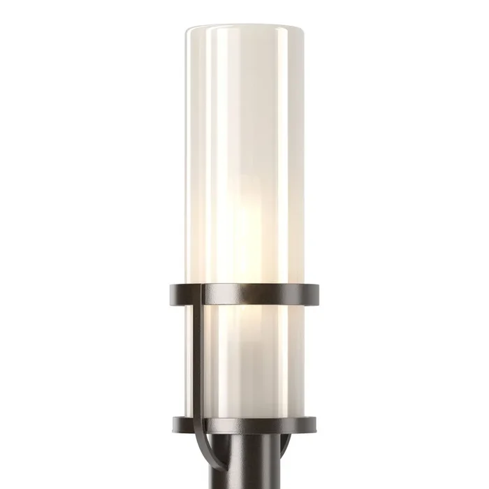 Alcove Outdoor Post Light 1-Light Frosted Glass (FD) in Coastal Oil Rubbed Bronze342025-SKT-14-FD0745