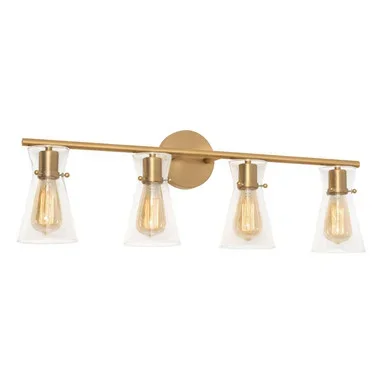 Amanda Four Light Vanity (AMDV3310MBSB)