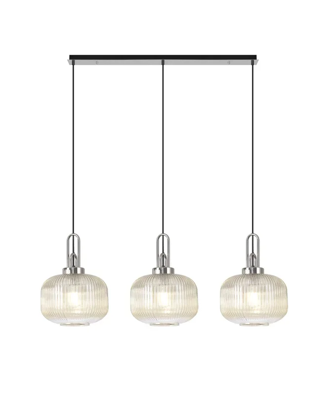 Aniston EM6850-KHSA Linear 3 Light Pendant