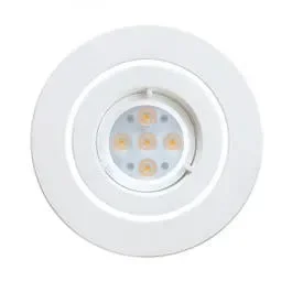 Arlec GU10 IP20 Tilt Downlight – 3000k – White
