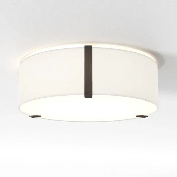 Astro Salina Round Flush Ceiling Light 400mm – White