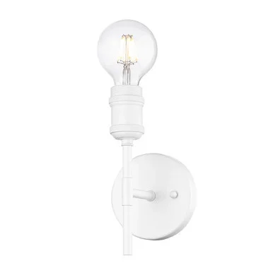 Axel One Light Wall Sconce (1945-1W WHT)