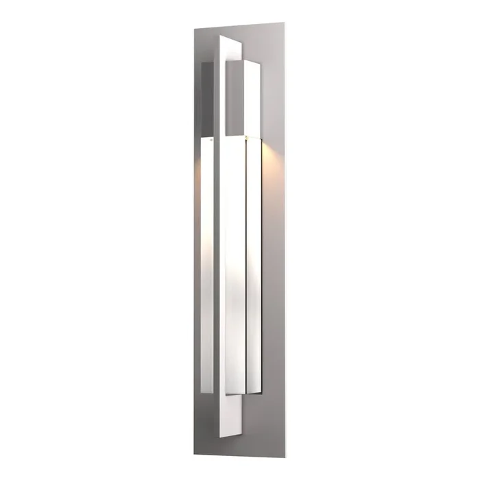Axis Large Outdoor Sconce 1-Light Clear Glass (ZM) in Coastal Burnished Steel306405-SKT-78-ZM0333