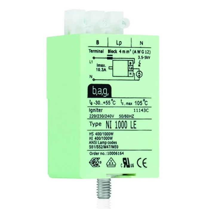 Bag Superimposed igniters NI 1000 LE