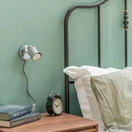 Benton Single Spotlight with Plug and Switch in Chrome