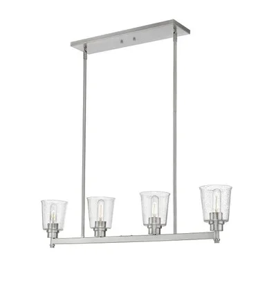 Bohin Four Light Linear Chandelier (464-4L-BN)