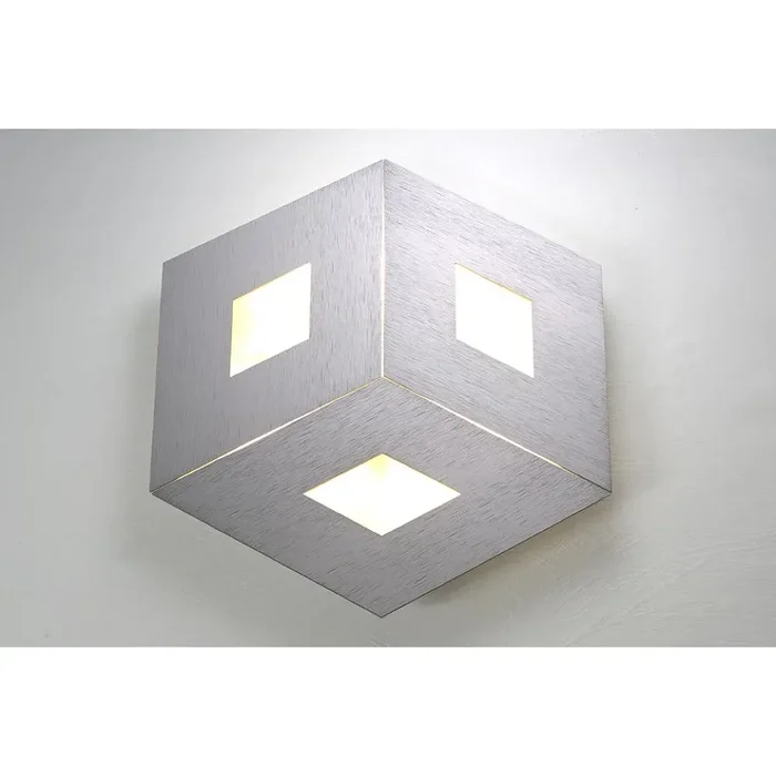 Bopp-Leuchten BOX COMFORT Ceiling Light LED silver, 3-light sources