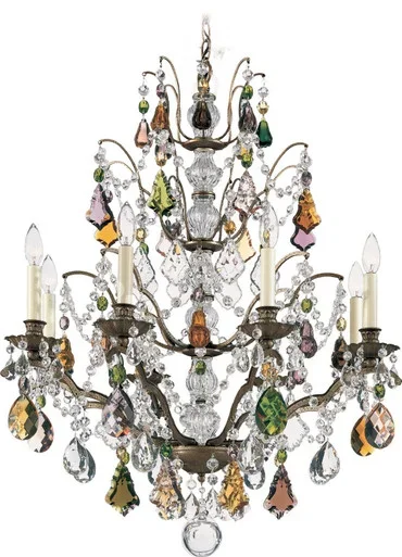 Bordeaux Eight Light Chandelier (5771-76H)