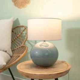 Bosco Ceramic Base Only Table Lamp in Eucalyptus
