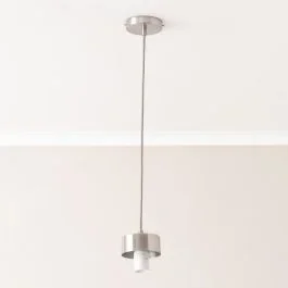 Brianna Brushed Chrome Ceiling Pendant Cap Lamp Holder
