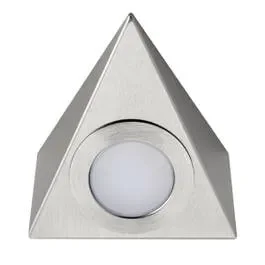 Bright Source 2.5w LED Triangular Under Cabinet Light 3CCT – Satin Nickel