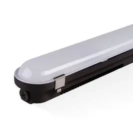 Bright Source 5ft 50w IP65 Twin LED Non Corrosive Fitting – Black
