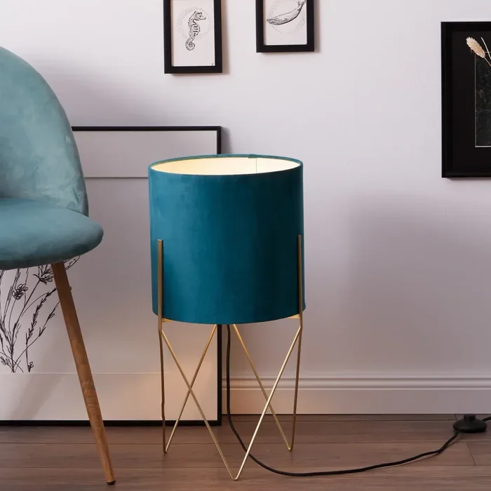 Brilliant ATAMI Floor Lamp gold, 1-light source