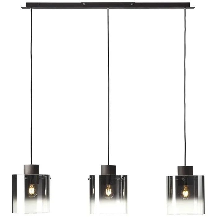 Brilliant BETH Pendant Light black, 3-light sources