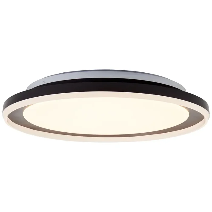 Brilliant PEDERSON Ceiling Light LED black, 1-light source