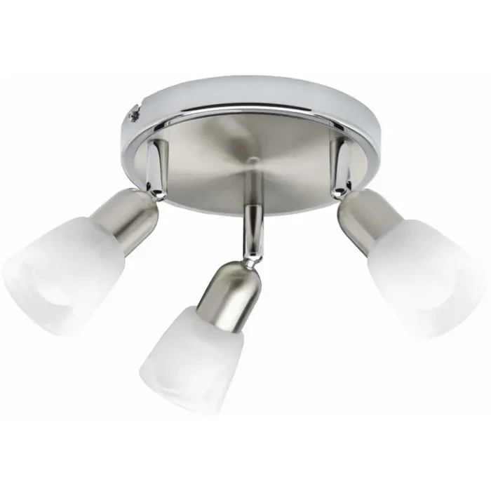 Brilliant SOFIA round spotlight white, 3-light sources