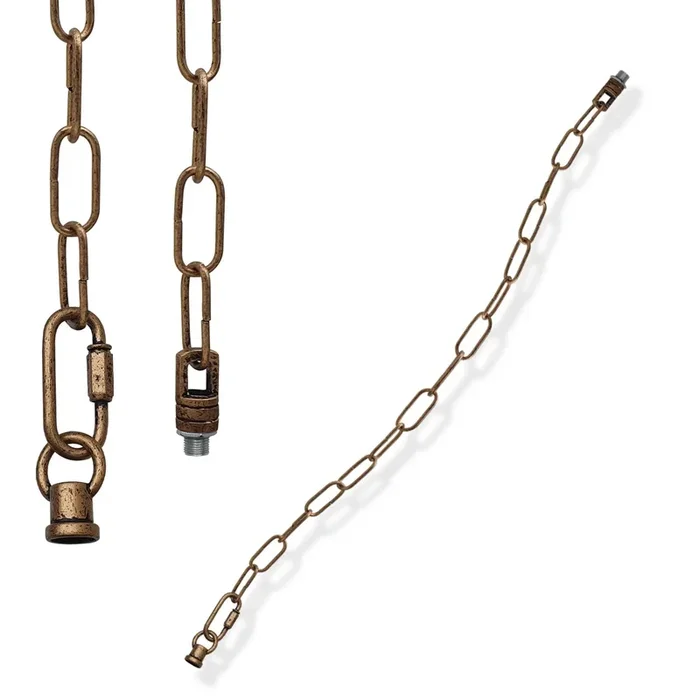 Brushed Copper Pendant Light Fixture 50cm Hanging Lamp Fixture Chain ~4442