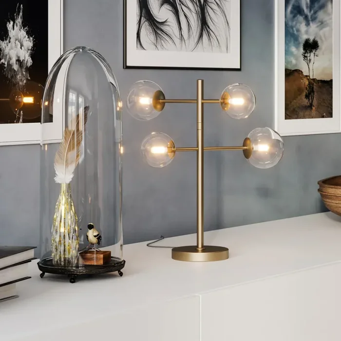 By Rydens Avenue Table lamp gold, 4-light sources