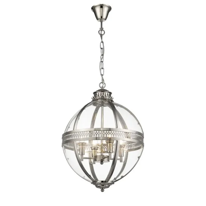 Cala 4 Light E14 Adjustable Dimmable Nickel Pendant