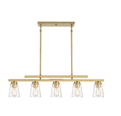 Calhoun Five Light Linear Chandelier (1-1023-5-322)