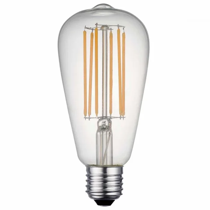Casell Filament LED Squirrel Cage 240v 8w E27 810lm 2700°k Dimmable Light Bulb