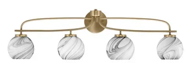Cavella Four Light Bath Bar (3914-NAB-4109)