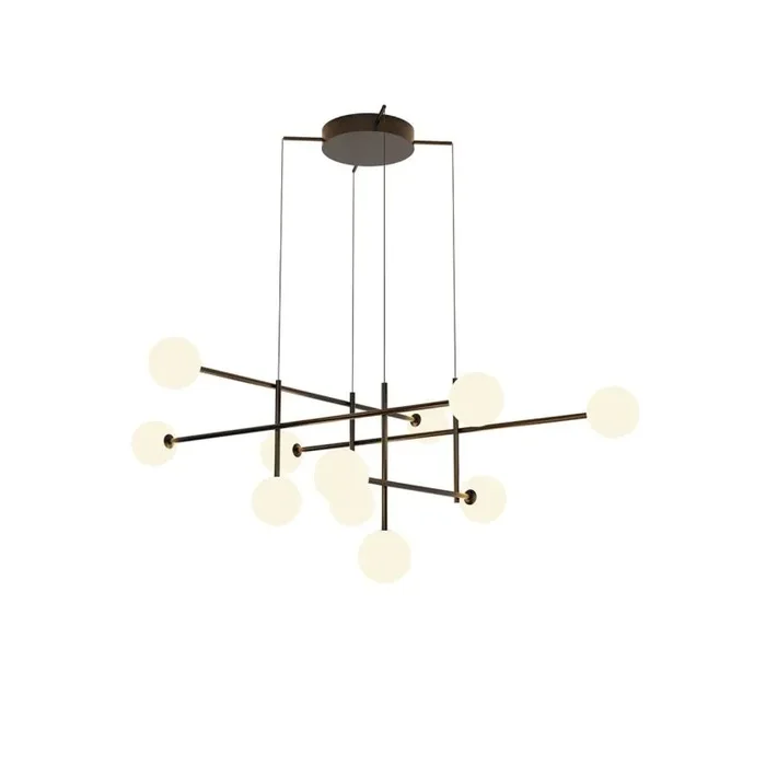 Cellar Pendant 11 Light, Replaceable 5W LEDs, 3000K, Black
