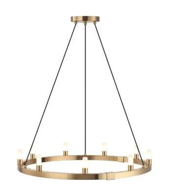Chastine Wall Sconce – Modern Gold – Clear Beveled Glass – 5.5in. Extension – E26 Medium Base