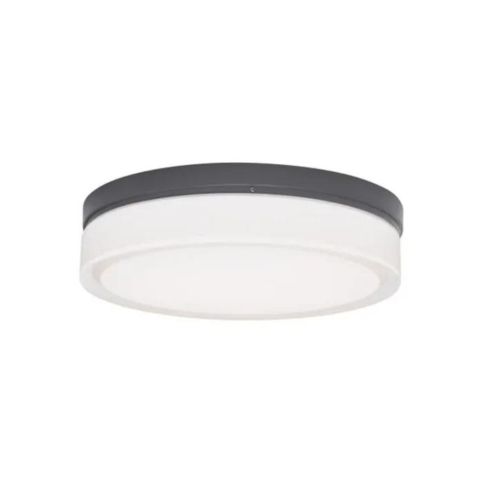 Cirque Large Outdoor Wall/Flush Mount Outdoor 1-Light LED 3000K Charcoal by Sean Lavin700OWCQL930H120