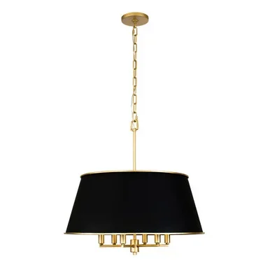 Coco Six Light Pendant (364P06MBFG)
