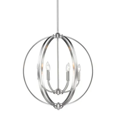 Colson Six Light Chandelier (3167-6 PW)