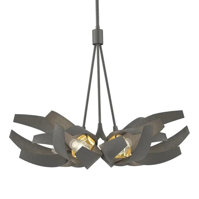 Corona Brass Accent Pendant – Natural Iron