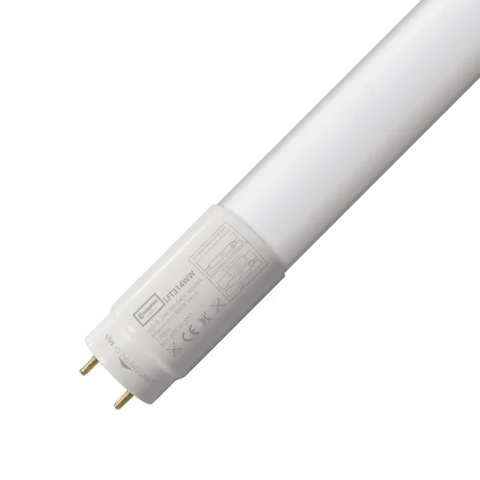Crompton 12W Warm White LED T8 Full Glass Tube – 3ft