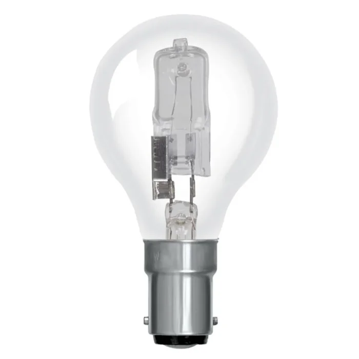 Crompton Halogen 45mm 240V 18W B15d Clear